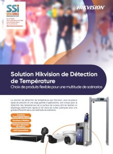 Couverture catalogue HIKVISION température écran vidéosurveillance