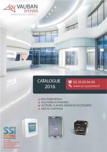 Couverture Catalogue vauban systems 2016